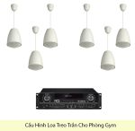 Cấu Hình Loa Treo Trần Cho Phòng Gym